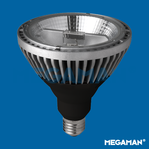 Megaman PAR38 Energiesparlampe Spot innen außen oder passender Farbaufsatz 