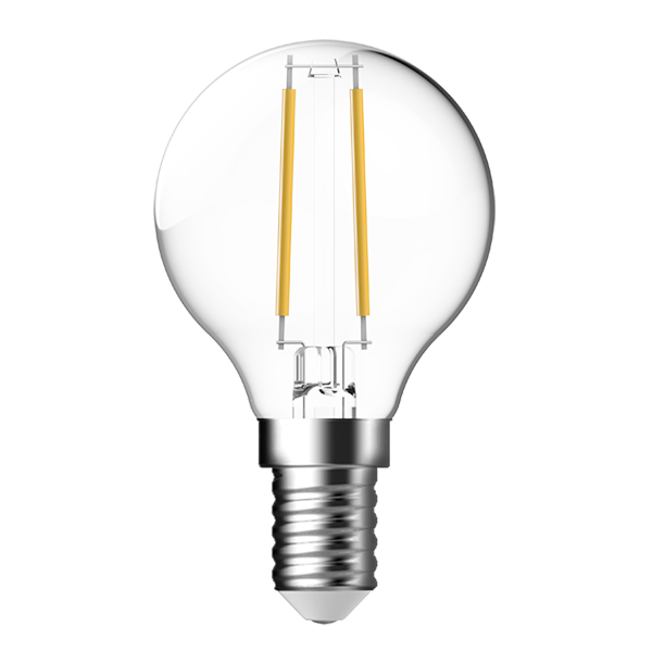 VELAMP LB404C-27K Ampoule à filament LED, sphère P45, 4W / 470lm